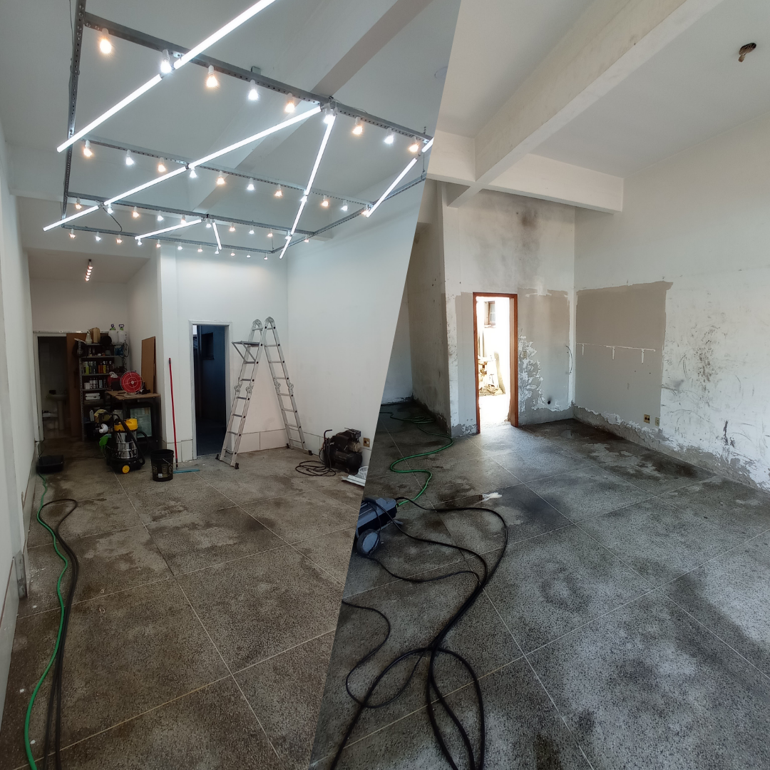 Como ficou e como era